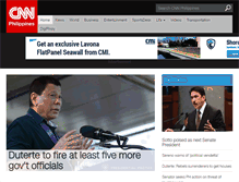 Tablet Screenshot of cnnphilippines.com